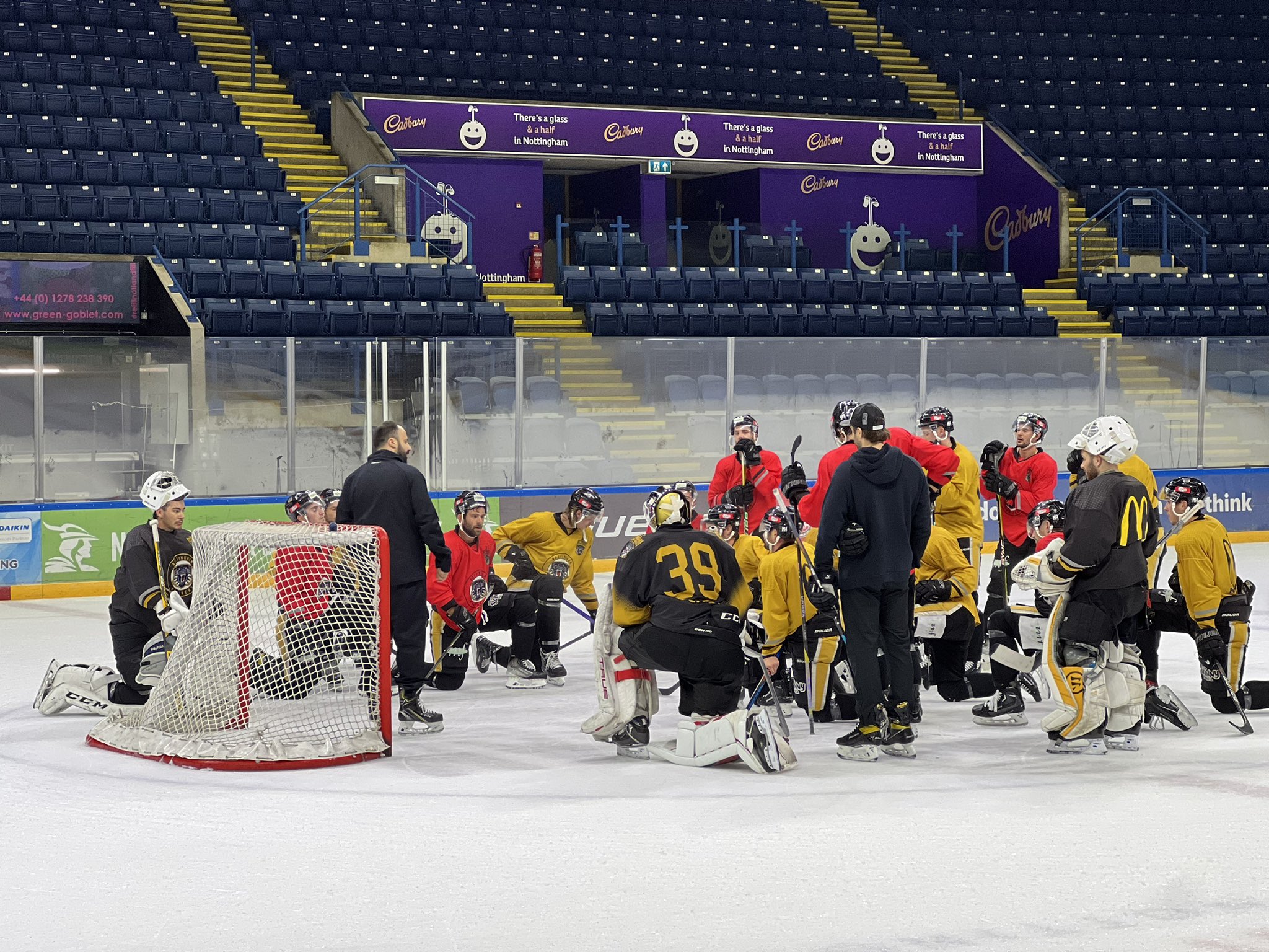 Teams hit the ice for pre-season